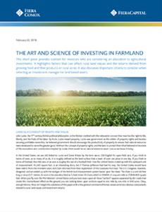The Art and Science of Investing in Farmland