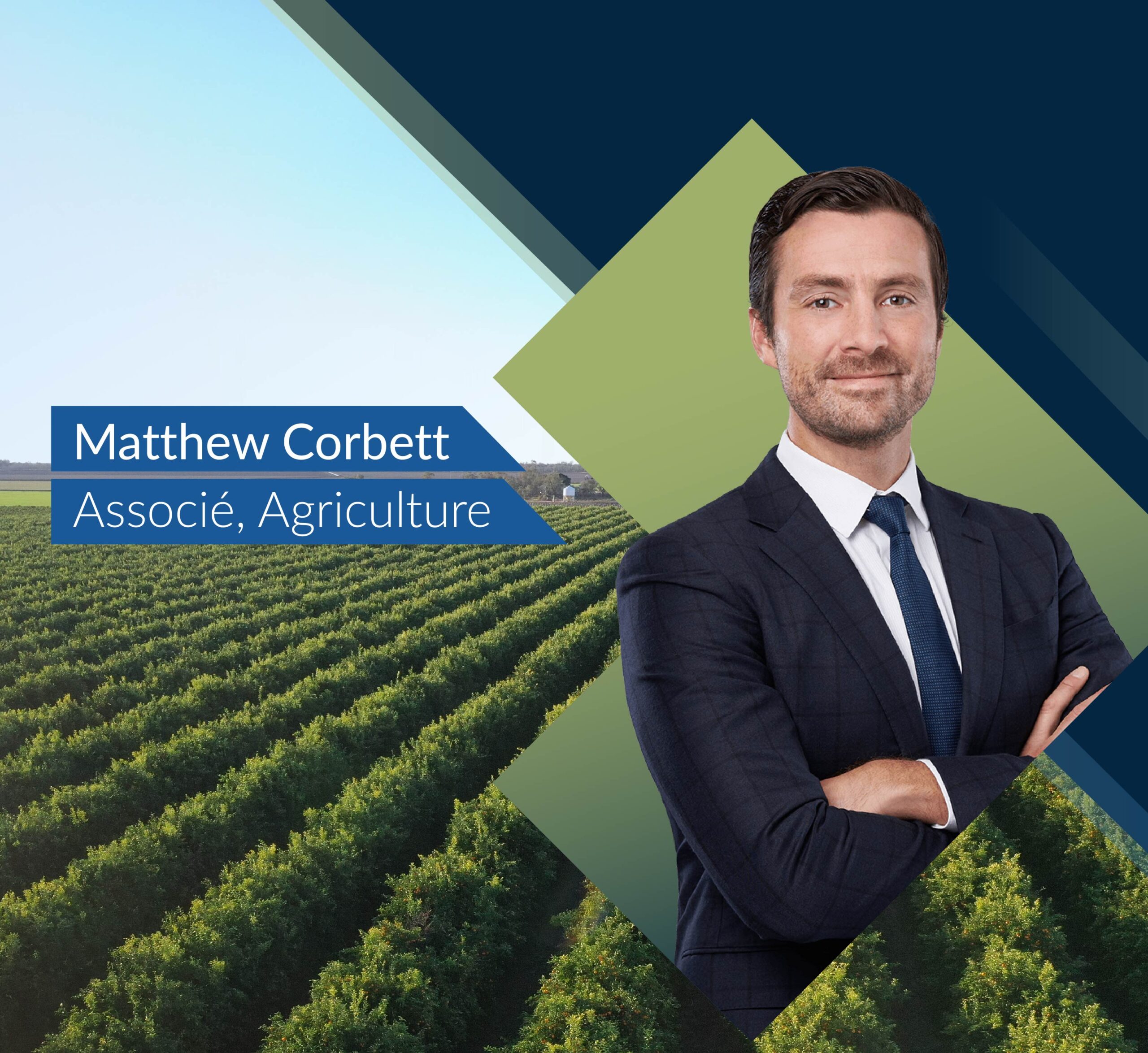 Matthew Corbett-Investir dans l'agriculture Investir dans l&rsquo;agriculture: Le bouche à oreille est très puissant dans la communauté agricole
